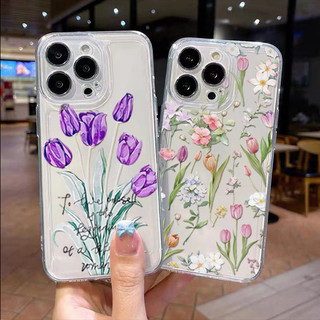 Ốp Họa Tiết Hoa Cúc Cho VIVO V40 V50 V60 Lite Y20 Y11S Y12S Y21 Y12A Y33T Y33S Y21S Y15S Y15A Y01 Y18 Y17S Y03 Y28S Y28 Ốp Silicon Mềm Trong Suốt