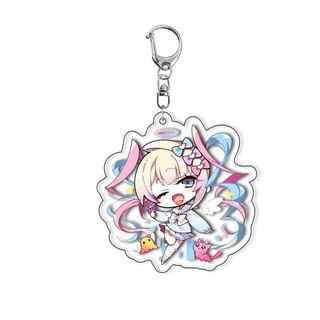 Needy Streamer Quá Tải Anime Móc Khóa Ame-chan KAngel Noa Amano Nam Móc Chìa Khóa Dành Cho Nữ Hoạt Hình Hình Acrylic Mặt Dây Chuyền Quà Tặng