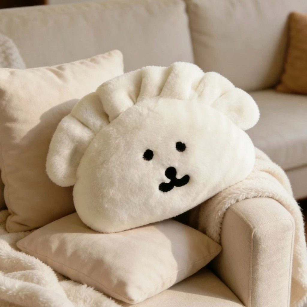 PS1 Joke Bear Plushie Dễ Thương Bánh Bao Sang Trọng Búp Bê Cotton Gối Mềm SP1
