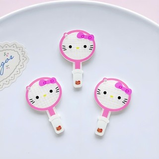 Set Charm Hello Kitty Vợt Hồng – Nơ Tim Sao Cherry Ngọt Ngào Cute Kawaii- Set charm gắn dép new trend 2026