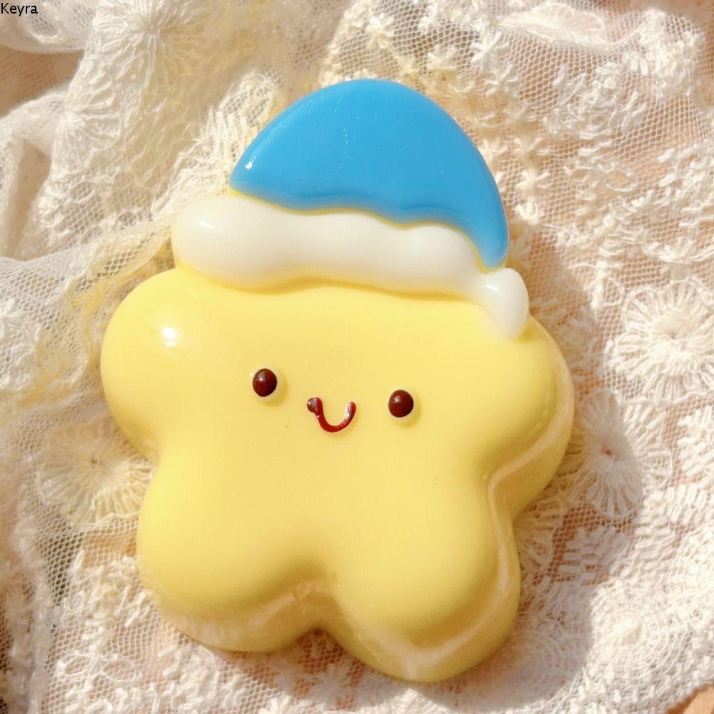 KEYRA Squishy Giảm Căng Thẳng, Hình Ngôi Sao Dễ Thương Xuất Hiện Chậm Bóp, Thiết Kế Ngộ nghĩnh Di Động Chống Căng Thẳng Mềm Fidget Đồ Chơi Quà Tặng
