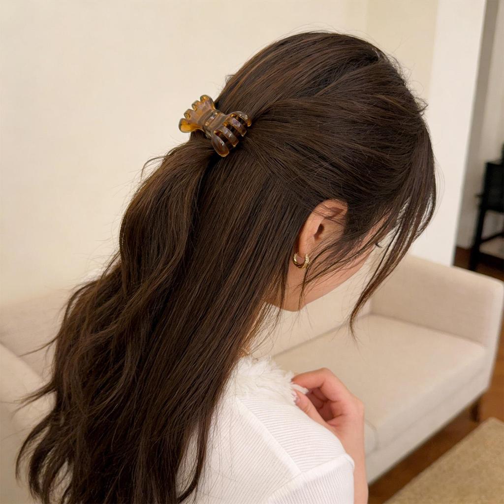 Kẹp Tóc Nơ Từ Tính Thanhh Lịch, Thiết Kế Cổ Điển Hấp Dẫn - Thoải Mái Cho Công Việc Và Hẹn Hò