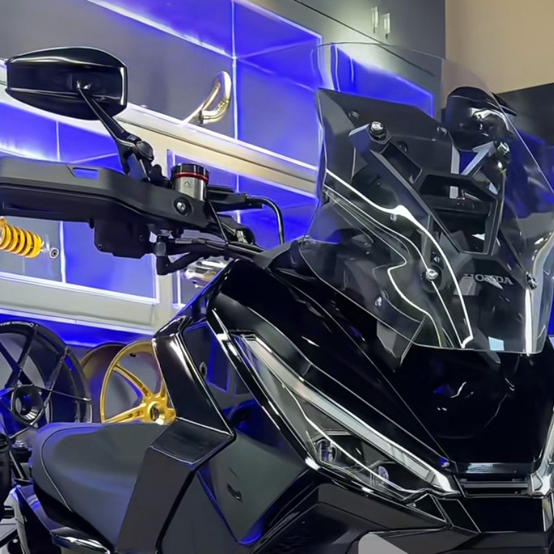 DÀNH CHO XE HONDA XADV750 ADV150 ADV160 ADV350 Xe Máy AOS4 Gương Chiếu Hậu HD Góc Rộng Bên Gương Có Thể Điều Chỉnh Chống chói