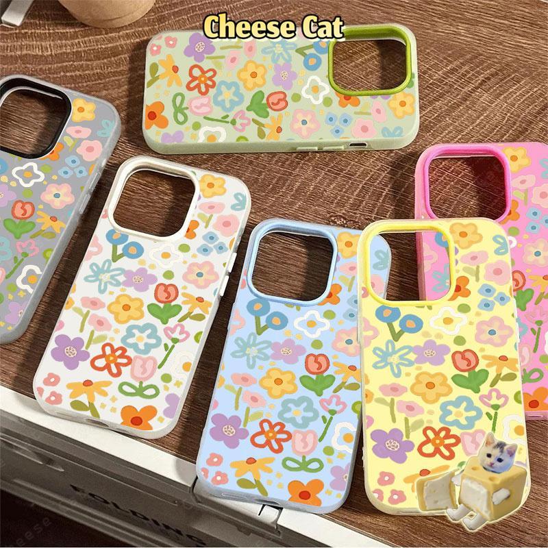 Hoa Vỏ điện thoại dành cho iPhone 14 15 16 13 12 11 Pro Max Xs Max XR 17 Air Vỏ iPhone màu hồng