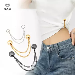 <![CDATA[Đai từ tính đa năng có dây xích và nút kim loại - Phù hợp với khăn chân]]>
