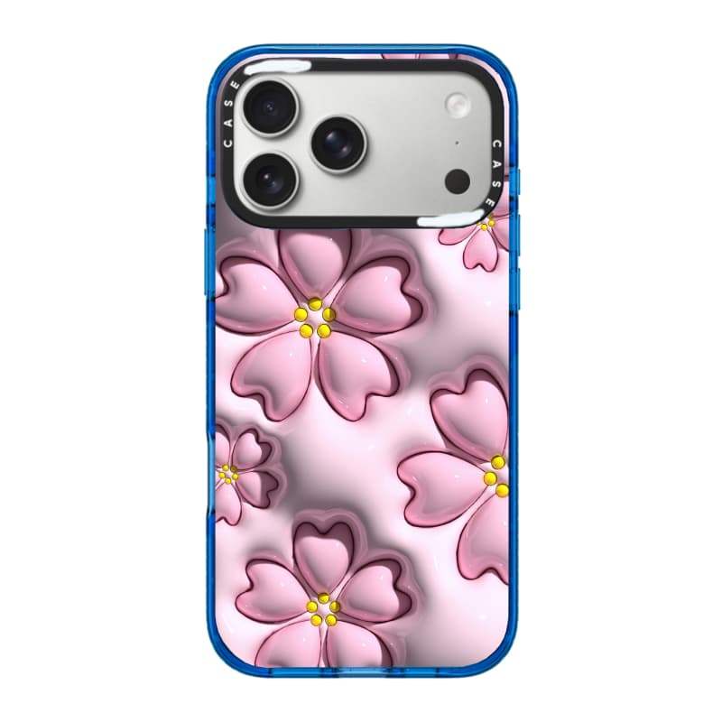 CASECASE X Vỏ hoa anh đào mềm Màu đen / Xanh da trời / Hồng Bộ sưu tập kẹo Fizz Màu sắc trong suốt Cứng hút từ tính Vỏ tác động cho Apple IPhone 13 14 15 16 17Pro Max Plus Có hộp