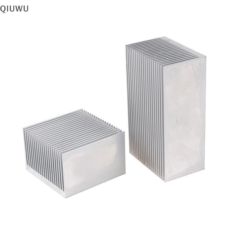 Tản nhiệt hợp kim nhôm QIUWU 60 * 60 / 100 * 60mm Tấm làm mát LED IC Chip tản nhiệt.