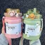 <Hot Tặng Túi Giữ Nhiệt >Bình giữ nhiệt Boss dung tích 1000ml inox 316 thiết kế đơn giản, màu sắc nhẹ nhàng có quai