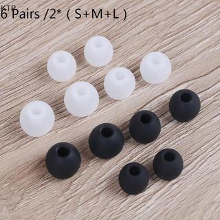 [Ktp] 6 cặp miếng đệm tai nghe silicon, đệm thay thế tai nghe nhét tai thông dụng