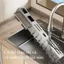 kệ treo đồ nhà bếp inox không gỉ không khoan đục cắm dao kéo tiện dụng sắp xếp bếp gọn nhẹ hiện đại