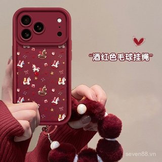 Ốp Điện Thoại Thích Hợp Cho iPhone 7 8 X XS XR XSMAX 11 12 13 14 15 16 17 Pro max Plus Air Festive Pony Chain Vỏ Bảo Vệ Chống Sốc Bao Gồm Tất Cả N1HH
