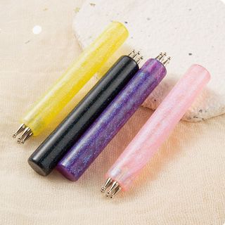 [PEASEE] Bút chấm móng 5 cánh hoa, tay cầm acrylic, dụng cụ vẽ hoa một thì cho DIY Nail Art