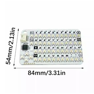 FUN Thẻ Mini KB V1 1 Bộ Bàn Phím AVR MEGA8A Đế Có Thể Lập Trình Bàn Phím 50 Phím Tiết Kiệm Không Gian