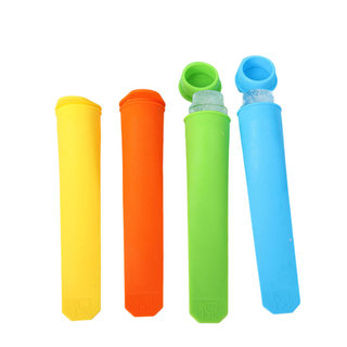 Khuôn Silicon Ice Pop Kèm Nắp Thực Phẩm Silicon Ice Pop Khuôn Cho Sữa Chua Que Nước Trái Cây Kẹo Pops
