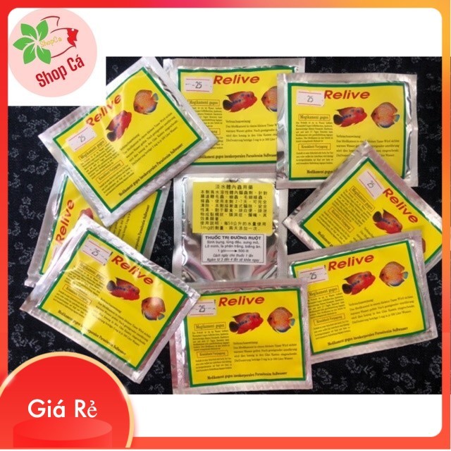 Bột Relive men tiêu hóa cho cá cảnh | Shopee Việt Nam