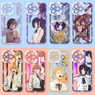 Anime Chainsaw Man Reze Denji Shell Cho Infinix Note 50 Pro Hot 50 40 Pro Smart 9 10 Pro Plus Tecno Spark GO 2022 2024 2025 30C Ốp Lưng Silicon Trong Suốt
