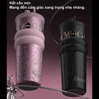 【BabyJoy】Ly giữ nhiệt QUEEN 710ml,lớp lót bên trong bằng thép không gỉ 316,cao cấp sang trọng