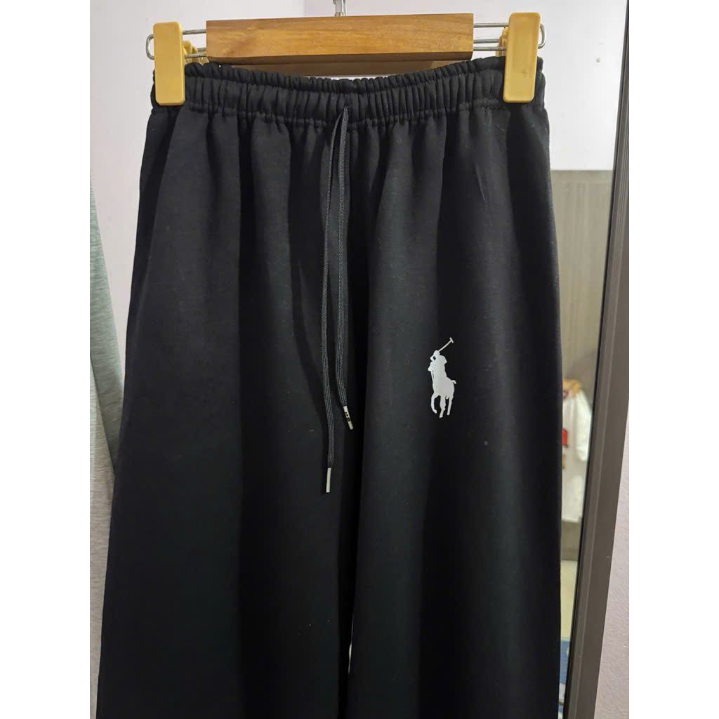 Quần Da Cá L1 - Quần Suông Dài Thụng Cạp Liền Thời Thượng, Phù Hợp Mọi Mùa (95cm) in ngựa