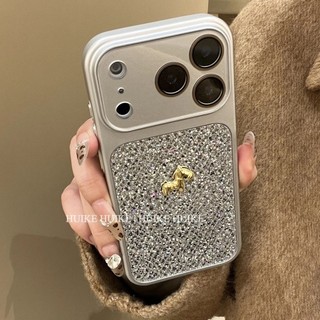 Full màn hình máy khoan flash cửa sổ lớn âm thanh nổi ngựa vàng vỏ điện thoại di động cho iPhone17 16 15 14 13 Pro Max chống sốc bảo vệ camera chống rơi bìa lưng cứng