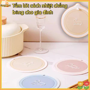 Tấm Lót Bàn PVC Cách Nhiệt 3 Miếng -Chống Bỏng, Dễ Vệ Sinh, Dùng Cho Nhà Bếp Và Bàn Ăn Gia Đình