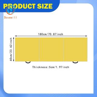 Thảm tập thể dục gấp Dovewill Tri Fold - Đa năng, Không trượt, Dày 5cm