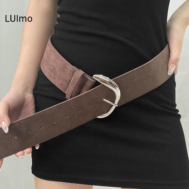 LUImo Maill da lộn với thắt lưng rộng thời trang, phù hợp phong cách vintage Y2K