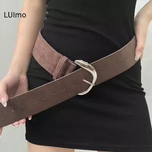 LUImo Maill da lộn với thắt lưng rộng thời trang, phù hợp phong cách vintage Y2K
