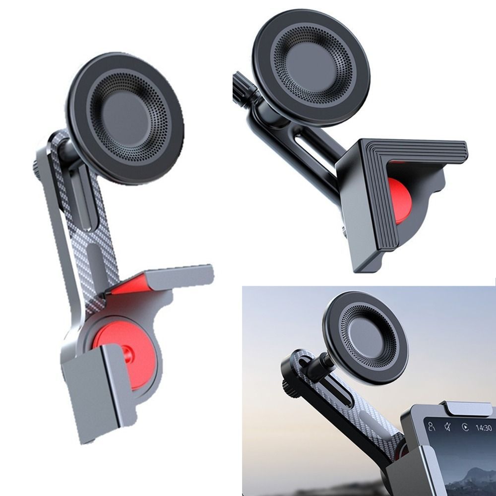 Giá đỡ màn hình ô tô SIMPLEAID, màn hình trung tâm 360° xoay, điện thoại từ tính, chống rung, đa năng