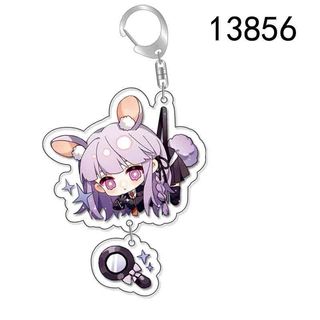 Danganronpa Anime Togami Byakuya Komaeda Nagito Keychains Acrylic Key Ring Cute Funny Cartoon backpack ornam
