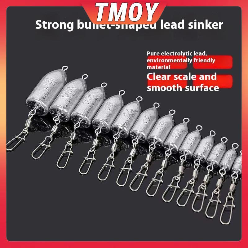 TMOY Bộ 5 Chiếc Chì Chìm Côn Lõm Đáy Dành Cho Câu Cá