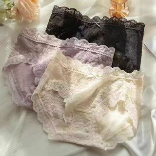 Quần lót ren nữ kháng khuẩn thoáng khí, thiết kế nâng mông - Bộ 3 chiếc