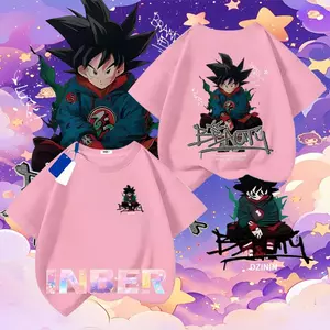 Áo thun trẻ em, 100% cotton, Dragon Ball, phong cách mới, size 90-150, nhiều màu.