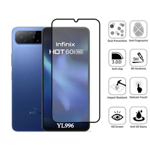2 Chiếc Infinix Hot 60i 5G Kính Cường Lực Infinix Hot 50i 40i 60i 60 Smart 10 Plus 9 HD 8 Pro Kính Cường Lực Bảo Vệ Màn Hình
