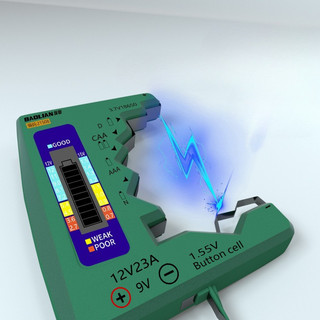 Máy đo pin đa năng dễ sử dụng, hiển thị rõ, dùng kiểm tra mức pin các loại [LXY-GJ1]