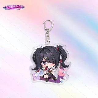 KAngel Amechan Anime Keychain Women Needy Girl Overdose Acrylic Key Chain Man Key Ring Bag Pen