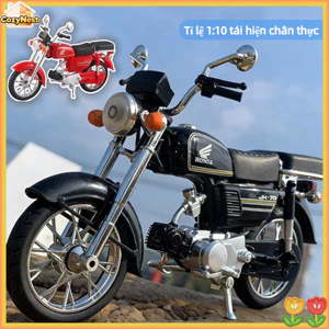Mô Hình Xe Máy Honda JH70 Tỉ Lệ 1:10 - Đèn Sáng & Âm Thanh - Hợp Kim Cao Cấp - Mô Hình Trưng Bày