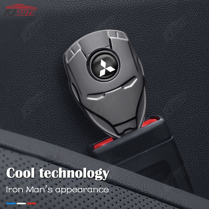 Mitsubishi Ralliart Iron Man Dây An Toàn Mở Rộng Hợp Kim Dây An Toàn Khóa Đặc Biệt Loại Bỏ Báo Động Cho Ralliart Xforce Mirage G4 Triton L200 Xpander Lancer ASX Outlander Attrage