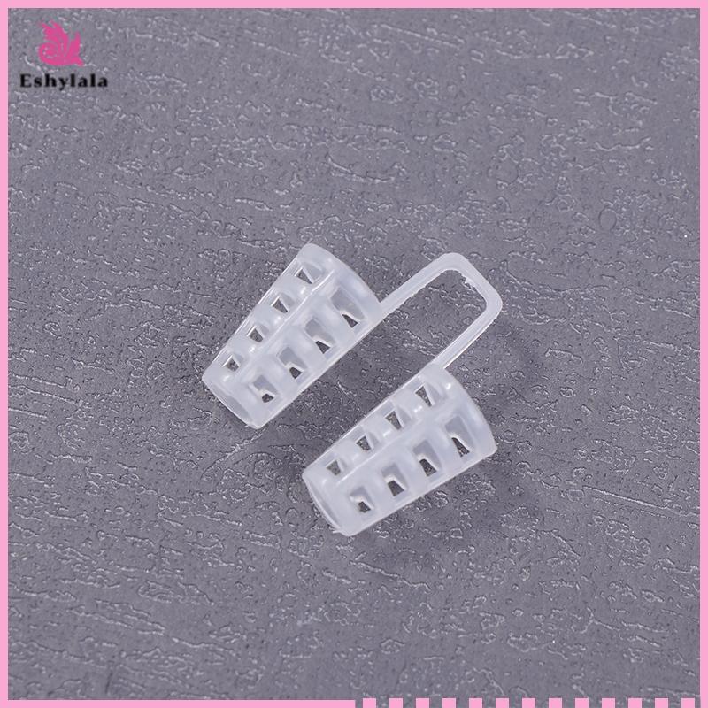 Eshylala Kẹp mũi silicone 4/8 cái chống ngáy, hỗ trợ thở dễ, thiết bị giãn mũi thoáng khí [MỚI]