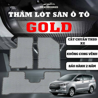 Thảm lót sàn ô tô Toyota Innova Full bộ có Cốp TH Accessories cao su cao cấp bền bỉ chống trượt