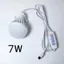 Đèn LED cắm trại, để cắm trại câu cá BBQ USB có thể sạc lại Bóng đèn khẩn cấp có thể điều chỉnh độ sáng, Đèn lều treo di động 3 màu ngoài trời