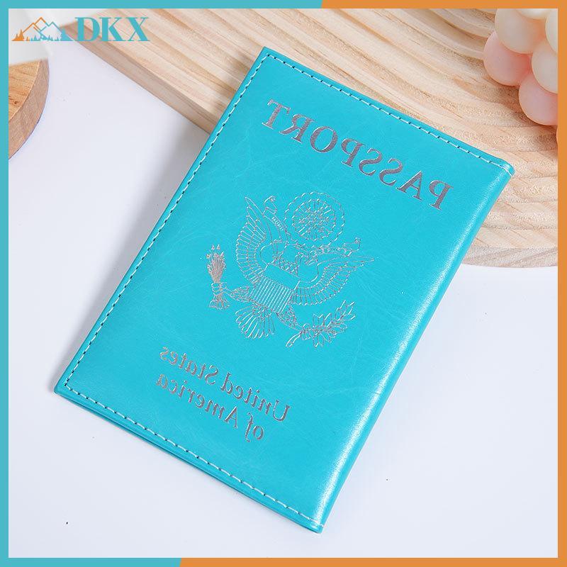 Hộp đựng hộ chiếu DKX Da Pu Sổ hộ chiếu Du lịch Hộp đựng hộ chiếu Vỏ bảo vệ đa chức năng.