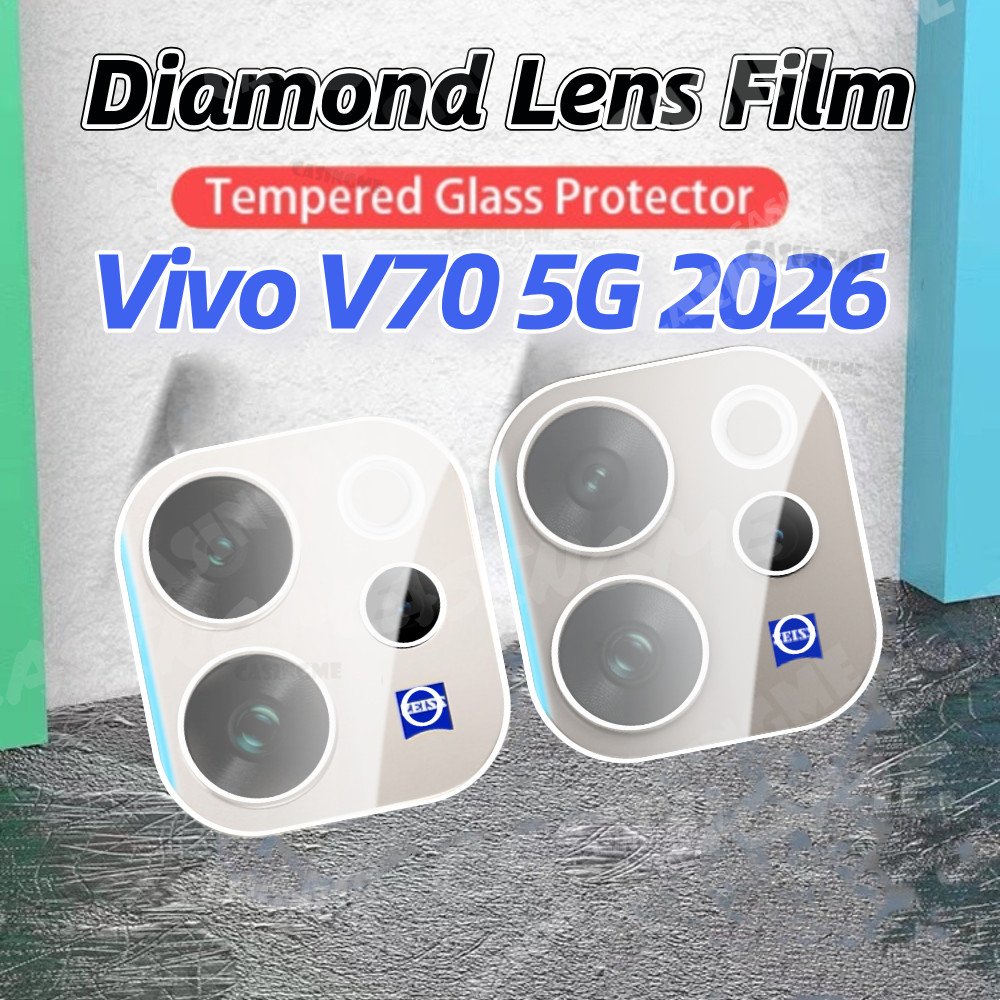 Bảo vệ ống kính máy ảnh 3D Vivo V70 5G 2026 cho Vivo V70 VivoV70 V70Vivo V 70 Pro Lite Elite FE 4G 5G 2026 Kính cường lực trong suốt Bảo vệ camera sau