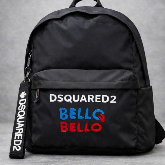 Balo Học Sinh Dê Gà DSQ Bello Xanh Đỏ KCloset Cặp Đựng Sách Vở Laptop Chất Dù Size42 NA108