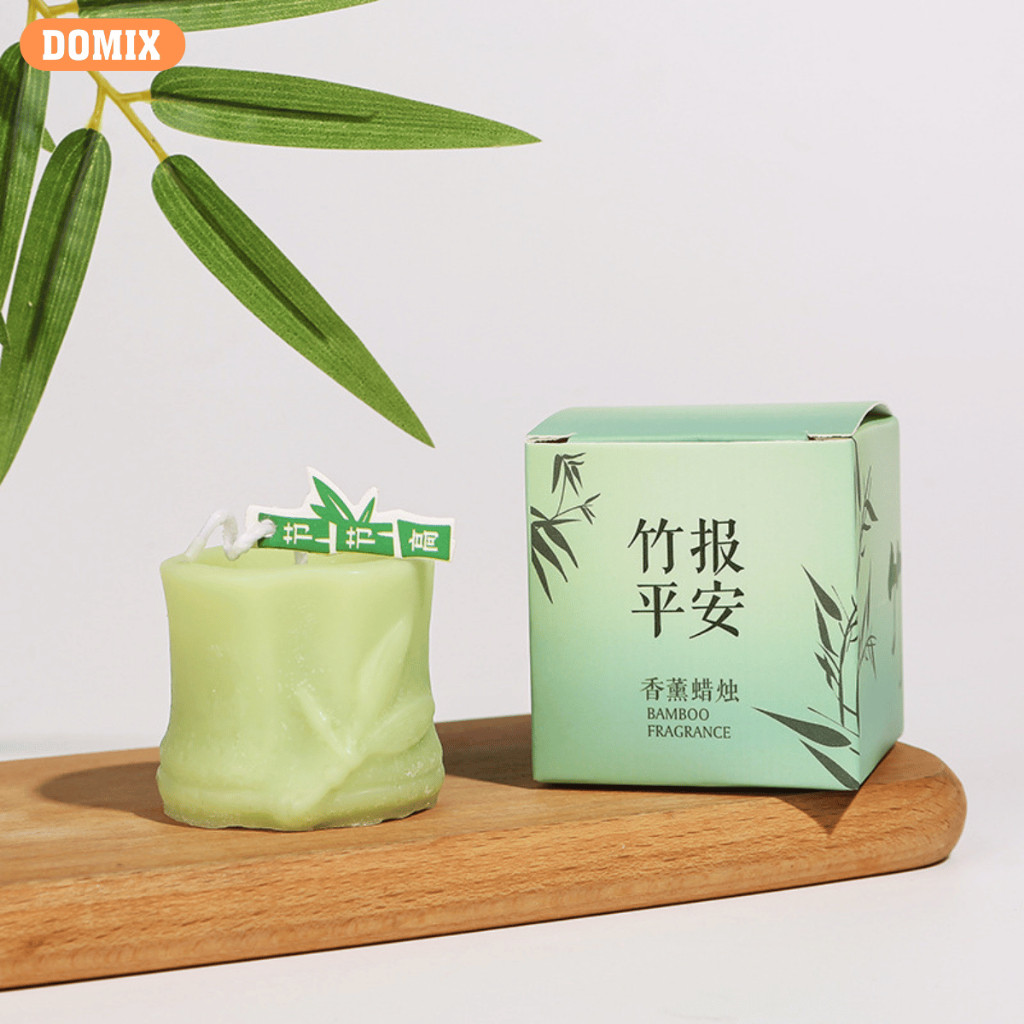 Nến Thơm Đốt Tre Cao Cấp – Hương Tre Thư Giãn, Thanh Mát, Decor Sang Trọng