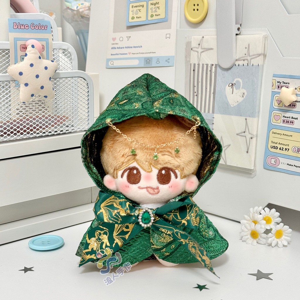 10Cm Quần Áo Cho Bé Magic Áo Ba Màu 10Cm Cotton Búp Bê Quần Áo Thường Cơ Thể Sao Biển Cơ Thể Đa Cơ Thể Mặc 4.3