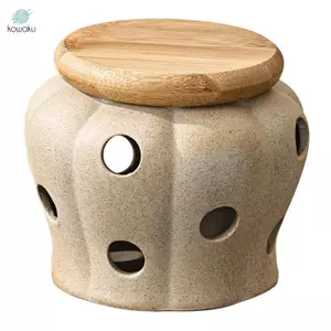 Hộp đựng tỏi Hộp đựng gốm sứ cao cấp Hộp đựng thoáng khí cho gia đình Thành phần gia vị Trang trí nhà bếp