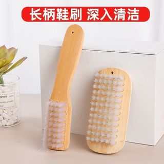 💦Tre Cũ Bàn Chải Giày Gỗ Gia Đình Nylon Lông Cứng Giặt Giặt Không Trơn Đa Năng Đa Năng
