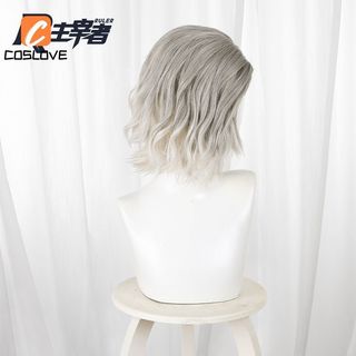 Tóc giả cosplay màu trắng xoăn dành cho nhân vật Grace trong trò chơi Resident Evil Requiem