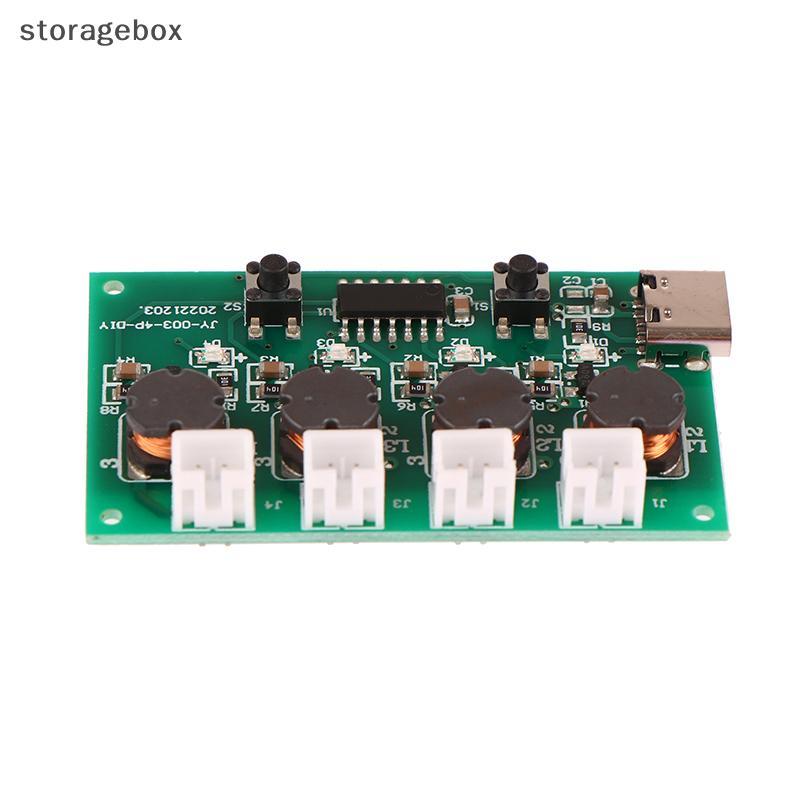 [Hộp lưu trữ] Máy tạo độ ẩm Mini DC5V Type-C Bộ dụng cụ DIY Máy tạo sương mù Bảng mạch trình điều khiển 4 Tấm phim phun sương Mô-đun dao động đẹp
