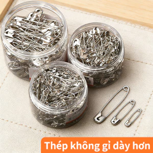 Kim ghim áo bằng thép không gỉ —— Kim ghim kim loại nhiều kích cỡ Kim ghim an toàn đa năng